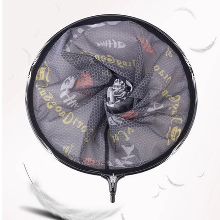 Ultra Light Carbon Titanium Alloy Fishing Net - Anti-Hook Deep Net Head with Solid Construction