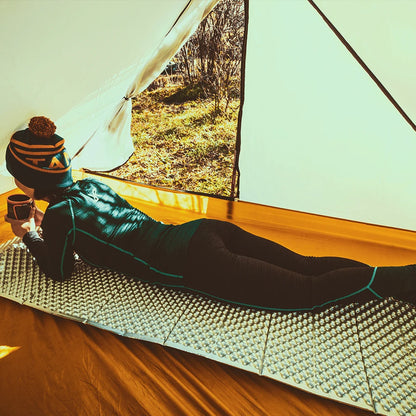 Waterproof Camping Sleeping Pad - Portable Foam Mattress for Travel, Trekking & Picnic - Moistureproof Outdoor Blanket