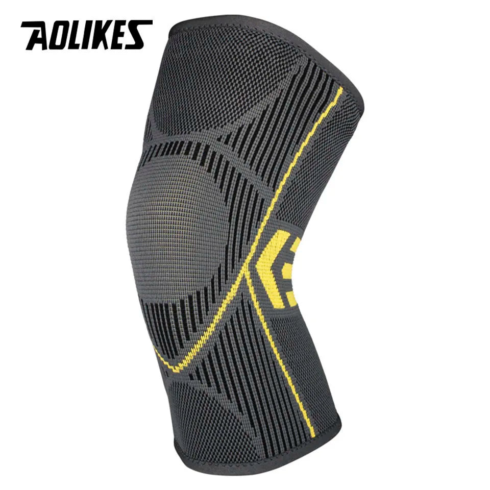 AOLIKES Knee Brace - Arthritis Support Compression Sleeve for Sports, Fitness, Cycling & Running Protection (1 Piece, Nylon)
