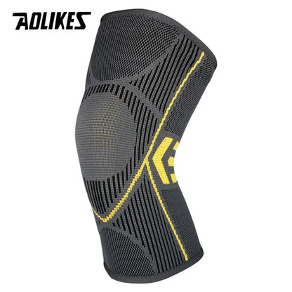 AOLIKES Knee Brace - Arthritis Support Compression Sleeve for Sports, Fitness, Cycling & Running Protection (1 Piece, Nylon)