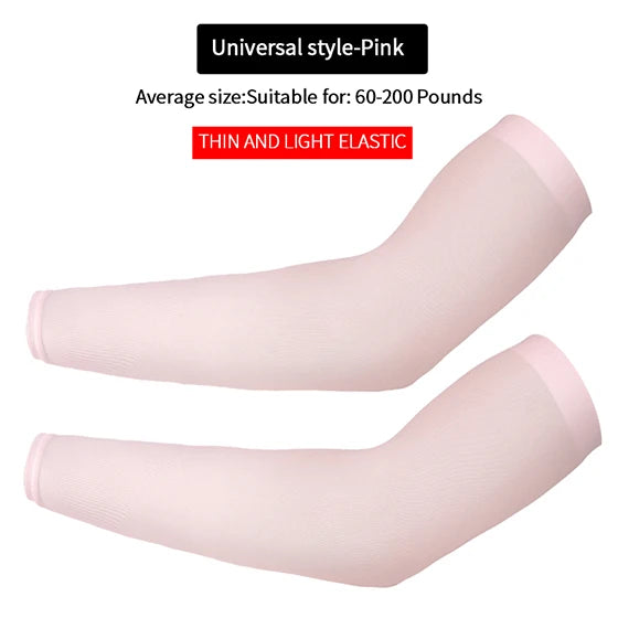 UV Protection Cycling Arm Sleeves - Long Fingerless Gloves for Running, Fishing, Golf, and Outdoor Sports