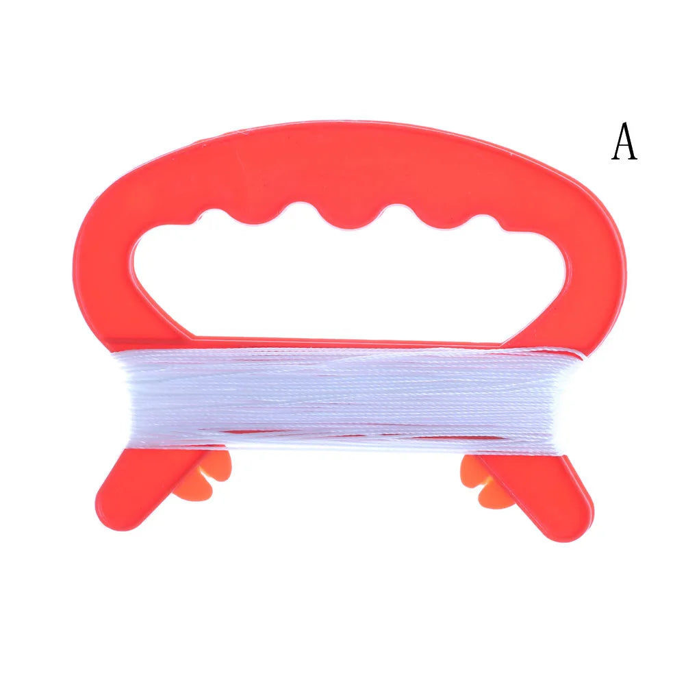 Fire Wheel Kite Winder with Handle - 15M/20M/30M/50M/100M String Line - Single & Dual Line Outdoor Kite Tool