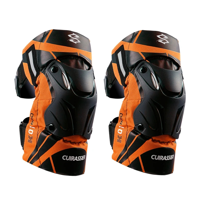 Cuirassier MX Motorcycle Knee Pads - Night Reflective Motocross Racing Guards Protection