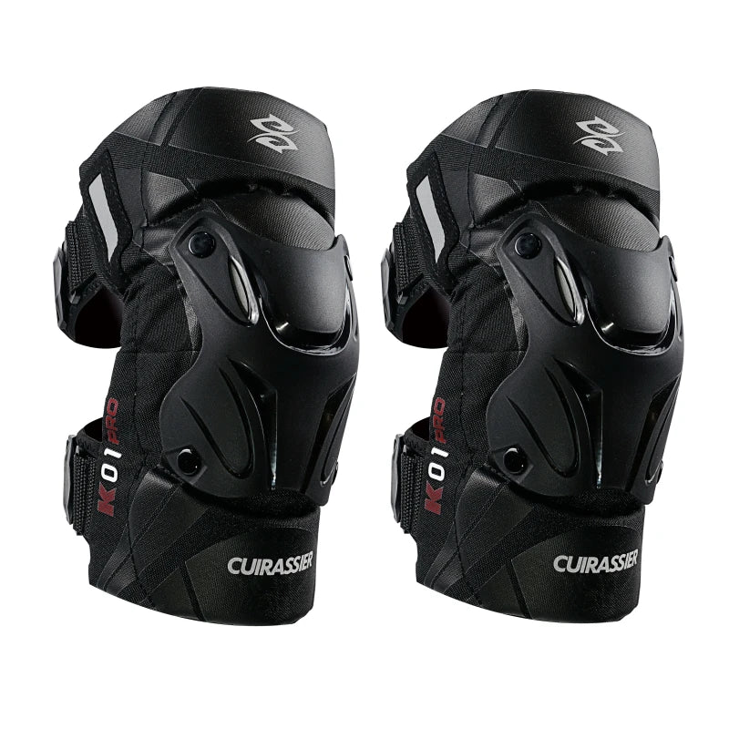 Cuirassier MX Motorcycle Knee Pads - Night Reflective Motocross Racing Guards Protection