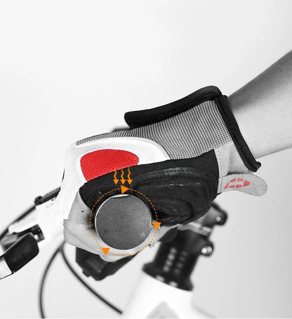 Half-Finger Gel Cycling Gloves - Shockproof Padded Sport Gloves for Men & Women