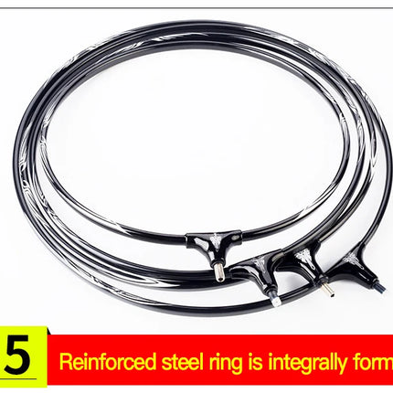 Ultra Light Carbon Titanium Alloy Fishing Net - Anti-Hook Deep Net Head with Solid Construction
