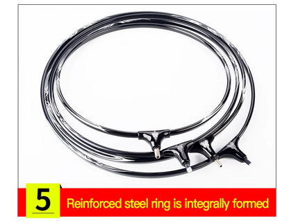 Ultra Light Carbon Titanium Alloy Fishing Net - Anti-Hook Deep Net Head with Solid Construction