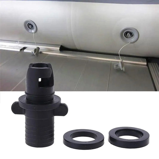 Kayak Foot Pump Air Valve Adapter - HR Hose Connector for Inflatable PVC Boats and SUP Accessories