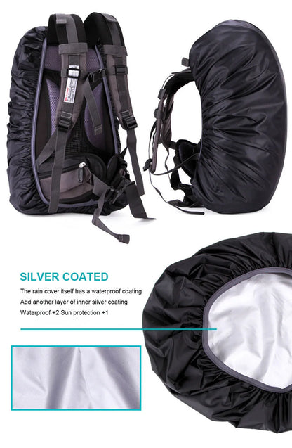 Waterproof Backpack Rain Cover - Dustproof Sun Protection Shield for Outdoor Camping Hiking