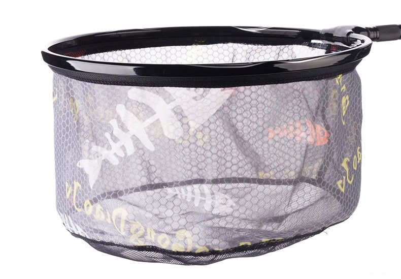 Ultra Light Carbon Titanium Alloy Fishing Net - Anti-Hook Deep Net Head with Solid Construction