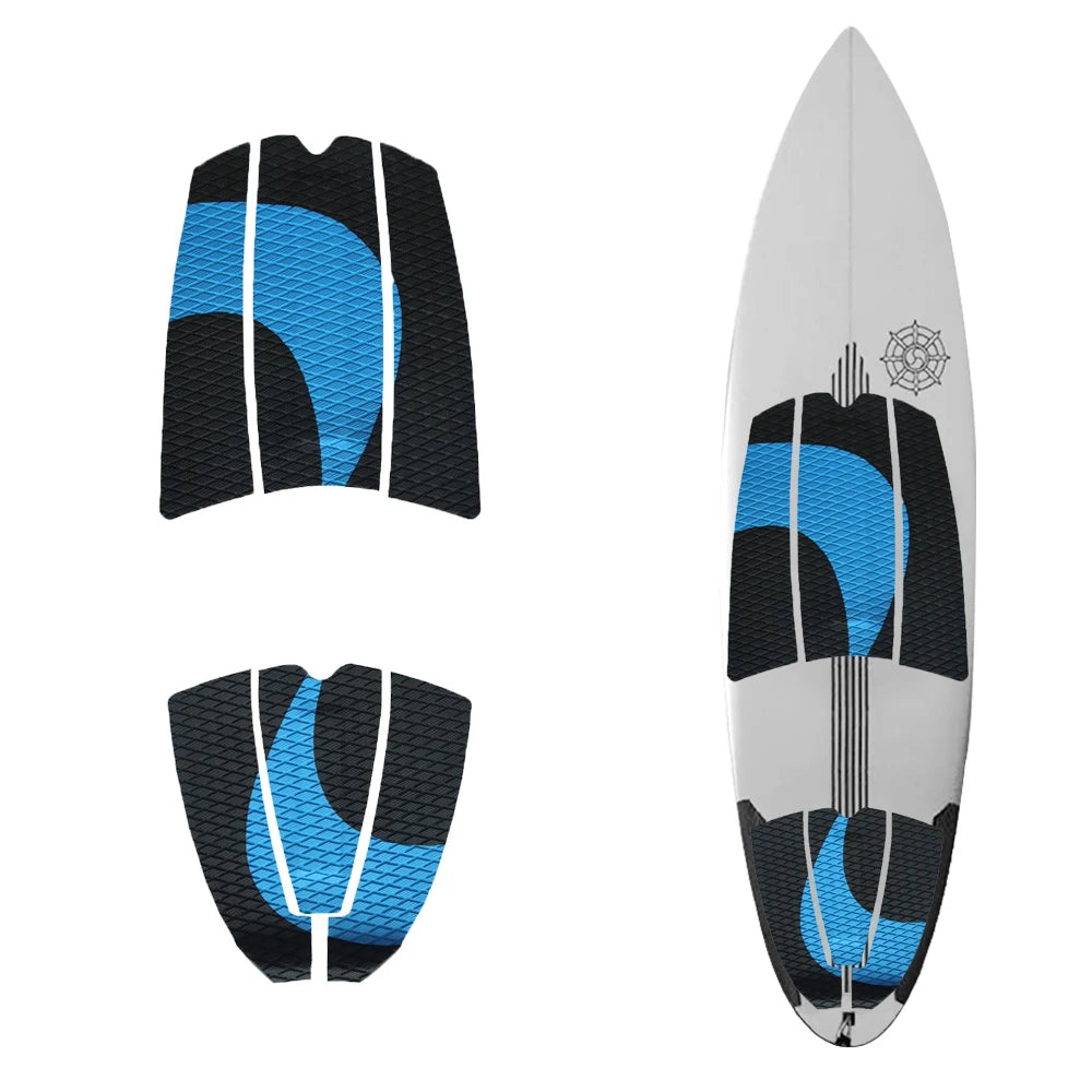 Premium EVA Surfboard Traction Pads - 6 Piece Set
