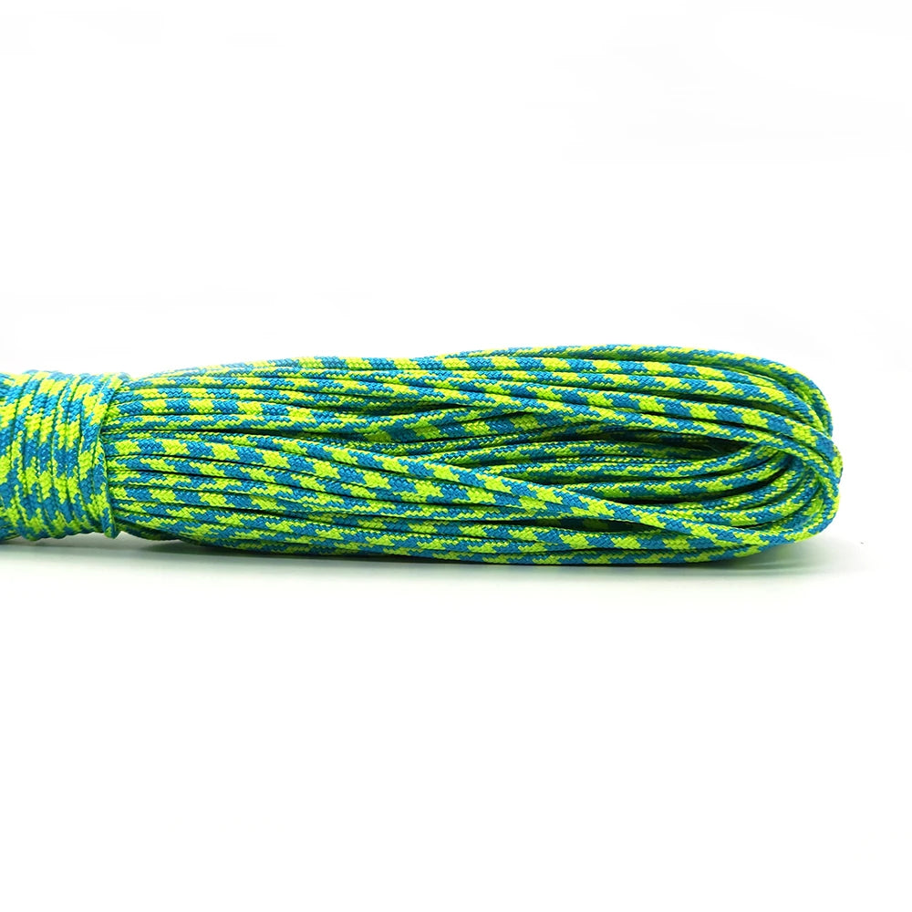 Paracord 2mm Single-Strand - 100 Colors Available in 25FT, 50FT, and 100FT Lengths for Survival and Camping