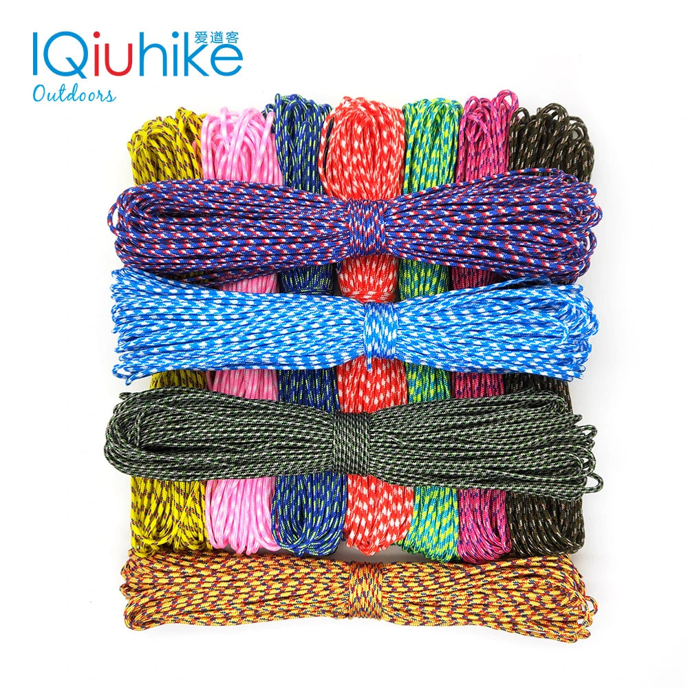 Paracord 2mm Single-Strand - 100 Colors Available in 25FT, 50FT, and 100FT Lengths for Survival and Camping