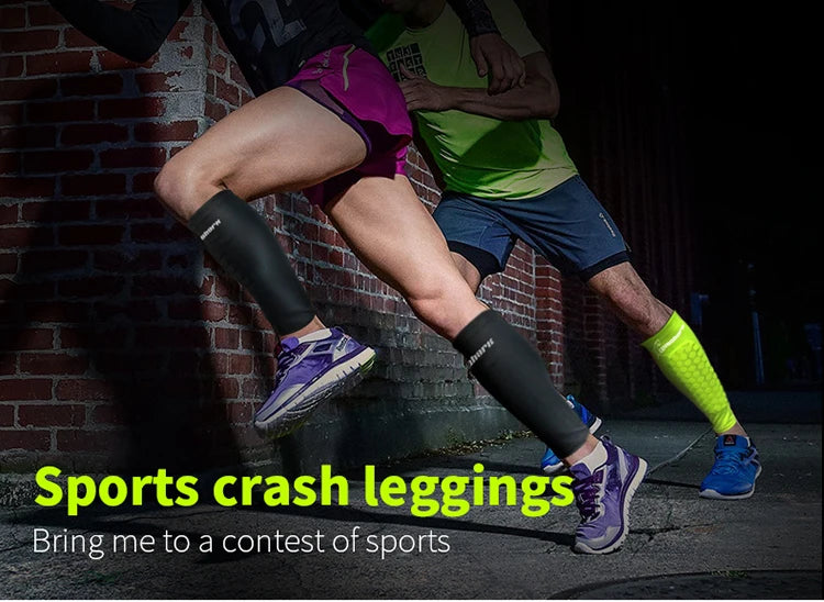 Soccer Shin Guards (XS-XL) - Adult & Kids Crashproof Football Calf Protector Leg Sleeves for Training Protection