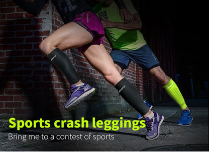 Soccer Shin Guards (XS-XL) - Adult & Kids Crashproof Football Calf Protector Leg Sleeves for Training Protection