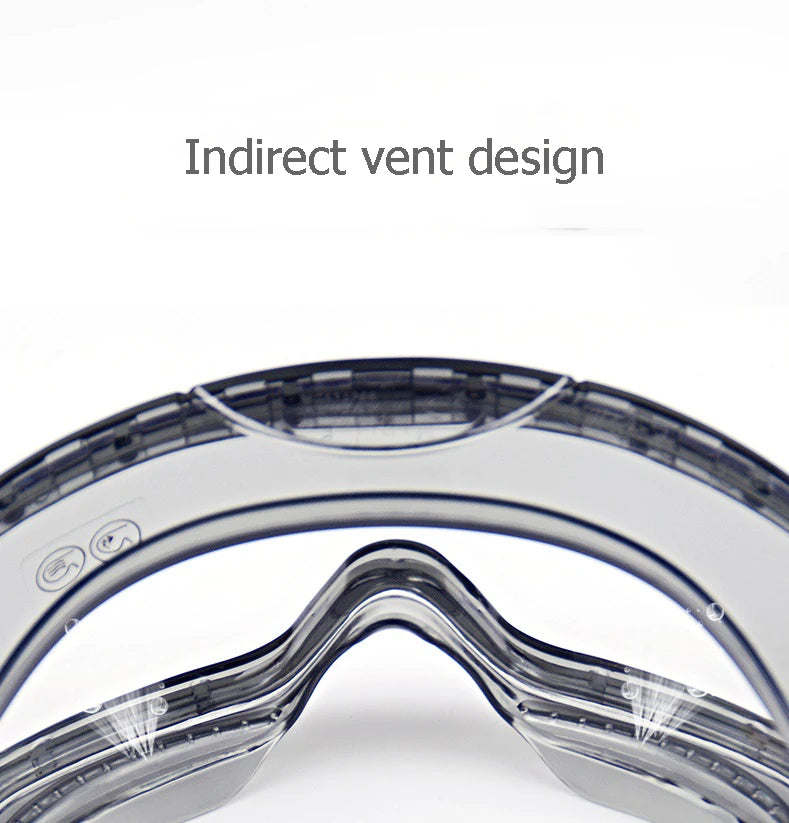 Large Field Safety Goggles UV Protection Anti-Fog Windproof Riding Glasses Anti-Splash Anti-Shock for Welding Polishing Sports