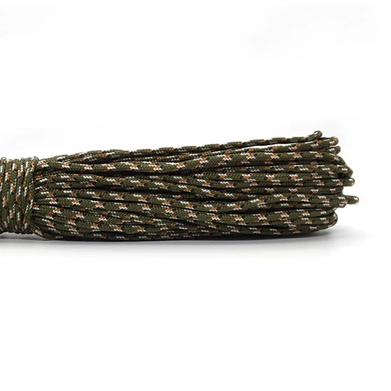 Paracord 2mm Single-Strand - 100 Colors Available in 25FT, 50FT, and 100FT Lengths for Survival and Camping