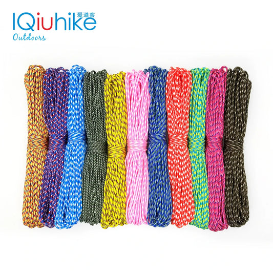 Paracord 2mm Single-Strand - 100 Colors Available in 25FT, 50FT, and 100FT Lengths for Survival and Camping