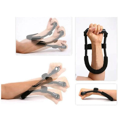 Adjustable Hand Grip Strengthener - Forearm & Wrist Power Training Equipment for Fitness Workouts