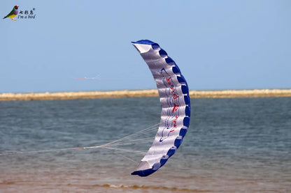 1.4m Dual Line Stunt Parafoil Kite - 140cm x 57cm - Composite Material - Ages 14+ - Unisex