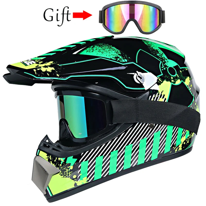 Children's Off-Road Motorcycle Helmet - Downhill AM DH Cross Bike Motocross Helmet