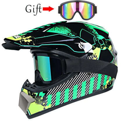 Children's Off-Road Motorcycle Helmet - Downhill AM DH Cross Bike Motocross Helmet