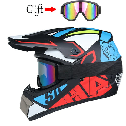 Children's Off-Road Motorcycle Helmet - Downhill AM DH Cross Bike Motocross Helmet