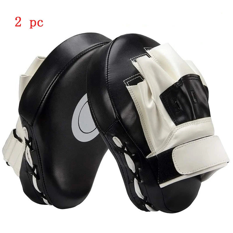 Curved PU Training Pads (1-2 Pack) – Focus Punching Mitts for Boxing, Taekwondo, Muay Thai & Karate (Adults & Kids)