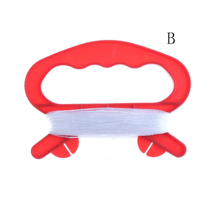 Fire Wheel Kite Winder with Handle - 15M/20M/30M/50M/100M String Line - Single & Dual Line Outdoor Kite Tool