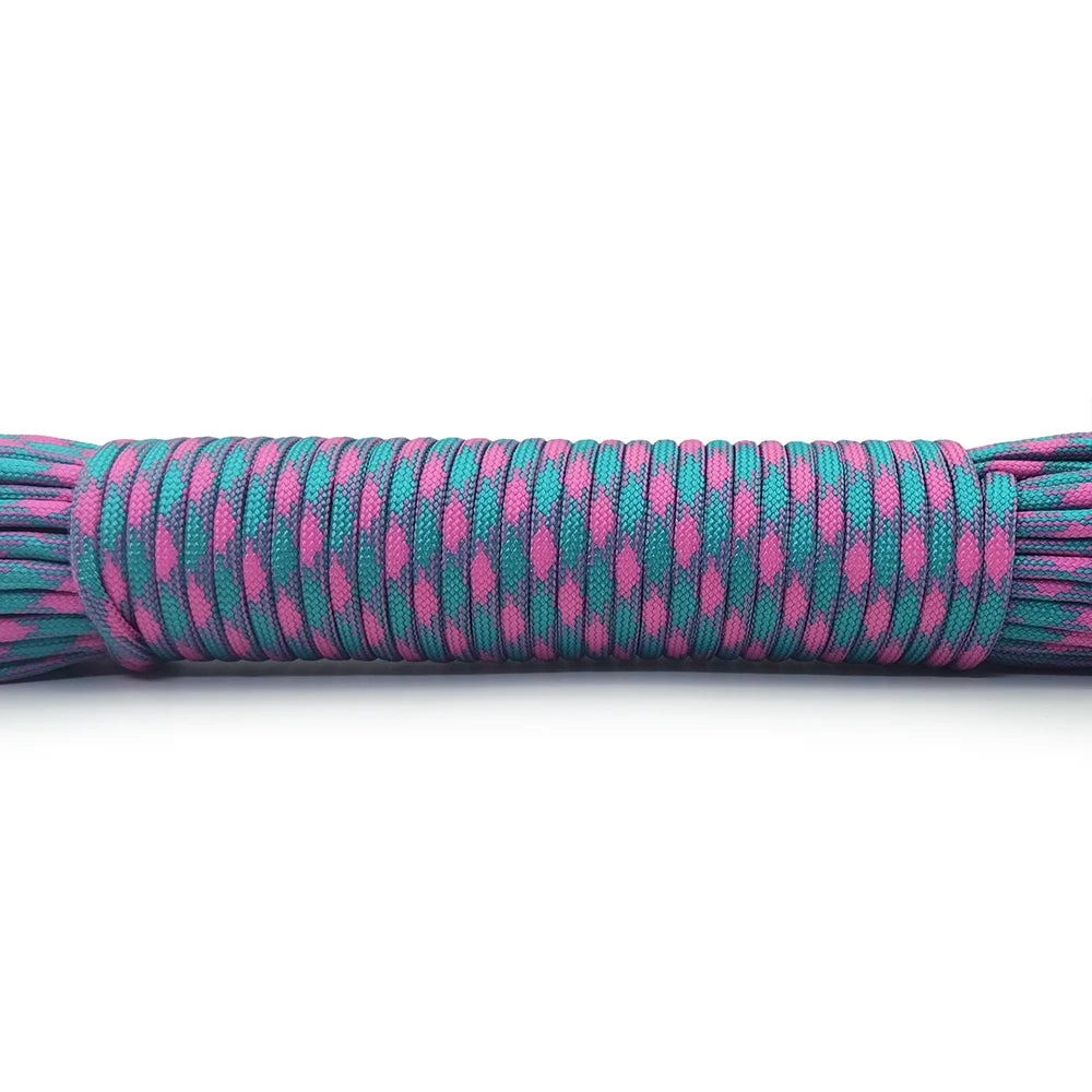 Type III 550 Paracord - 9-Strand 100ft Survival Rope for Hiking and Camping