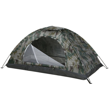 Ultralight 1/2 Person Camping Tent - Portable Hiking Tent with Anti-UV Coating for Outdoor Adventures
