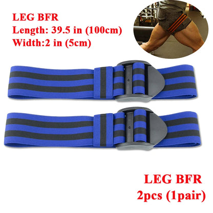 Blood Flow Restriction Bands - BFR Occlusion Training Wraps for Arms & Legs, Muscle Growth & Strength Training