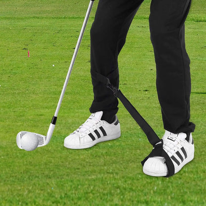 1Pcs Golf Swing Trainer Leg Correction Belt Golf Training Aid Post Orthotics Strap Poster Corrector For Golf Beginners.