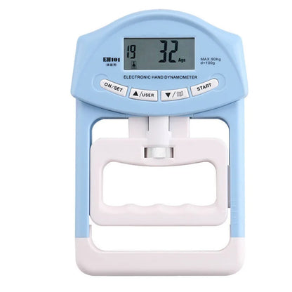 Digital Hand Dynamometer - Electronic Grip Strength Meter 90kg/200lbs Capacity for Athletic Performance Testing