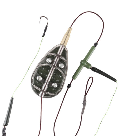 High Carbon Steel Carp Fishing Feeder Hook - Metal Bait Cage Line Group (30g-100g) - Artificial Lure Accessories