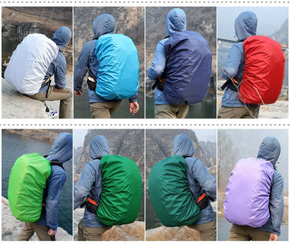 Waterproof Backpack Rain Cover - Dustproof Sun Protection Shield for Outdoor Camping Hiking