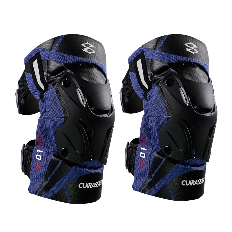Cuirassier MX Motorcycle Knee Pads - Night Reflective Motocross Racing Guards Protection
