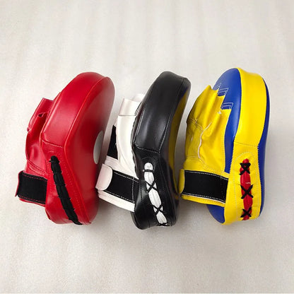 Curved PU Training Pads (1-2 Pack) – Focus Punching Mitts for Boxing, Taekwondo, Muay Thai & Karate (Adults & Kids)