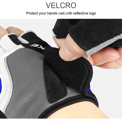 Half-Finger Gel Cycling Gloves - Shockproof Padded Sport Gloves for Men & Women