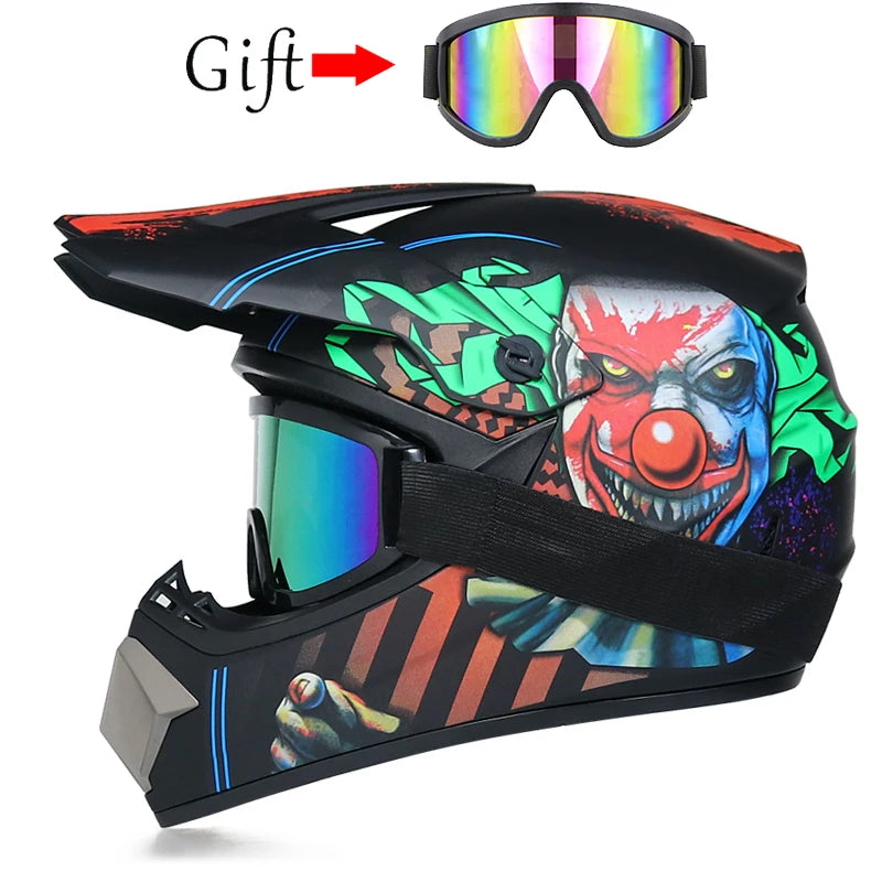 Children's Off-Road Motorcycle Helmet - Downhill AM DH Cross Bike Motocross Helmet