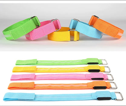 LED Horse Leg Safety Straps - 4 Piece Set for Night Riding