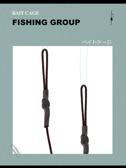 High Carbon Steel Carp Fishing Feeder Hook - Metal Bait Cage Line Group (30g-100g) - Artificial Lure Accessories