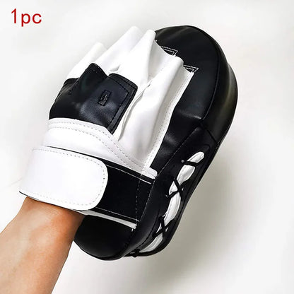 Curved PU Training Pads (1-2 Pack) – Focus Punching Mitts for Boxing, Taekwondo, Muay Thai & Karate (Adults & Kids)