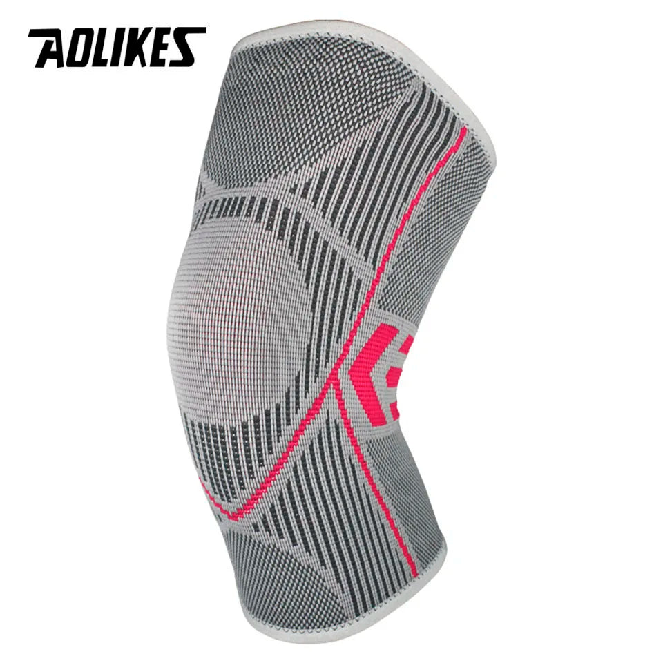 AOLIKES Knee Brace - Arthritis Support Compression Sleeve for Sports, Fitness, Cycling & Running Protection (1 Piece, Nylon)