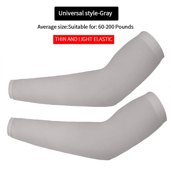 UV Protection Cycling Arm Sleeves - Long Fingerless Gloves for Running, Fishing, Golf, and Outdoor Sports