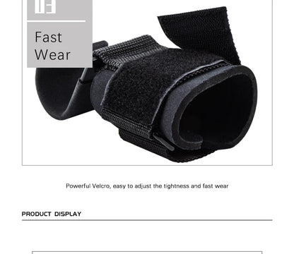Professional Weight Lifting Hook Grips with Wrist Wraps