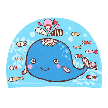 Professional Cartoon Swimming Cap for Kids