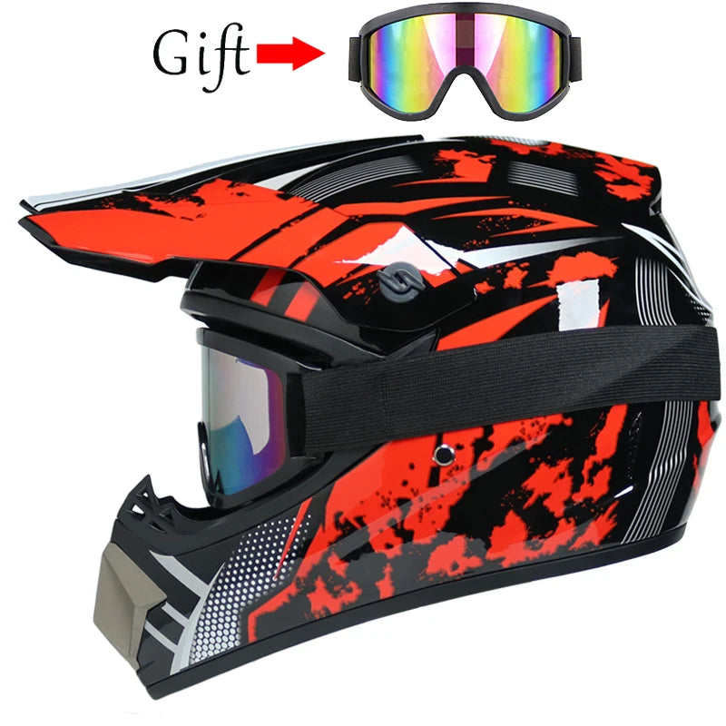 Children's Off-Road Motorcycle Helmet - Downhill AM DH Cross Bike Motocross Helmet