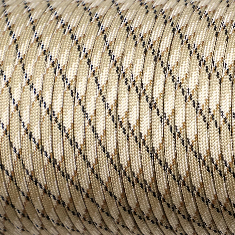 7 Cores 550 Paracord Cord - 5-15-30 M Dia.4mm For Outdoor Camping Survival Lanyard Parachute Rope Hiking Tent Accessories