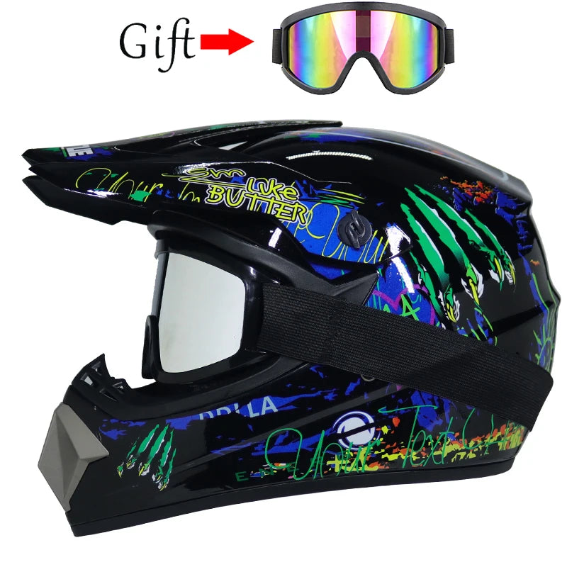Children's Off-Road Motorcycle Helmet - Downhill AM DH Cross Bike Motocross Helmet